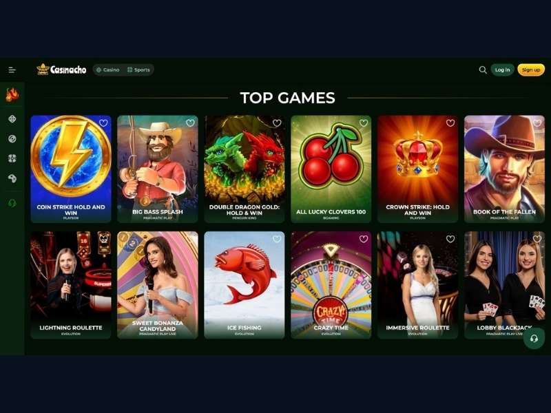 Todos los siete torneos de Casinacho Casino Nacho Casino para los jugadores españoles